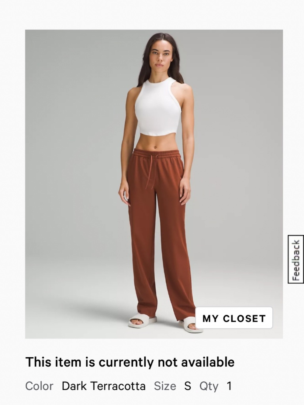 Lululemon Straight-Leg Mid-Rise Pant *Luxtreme
